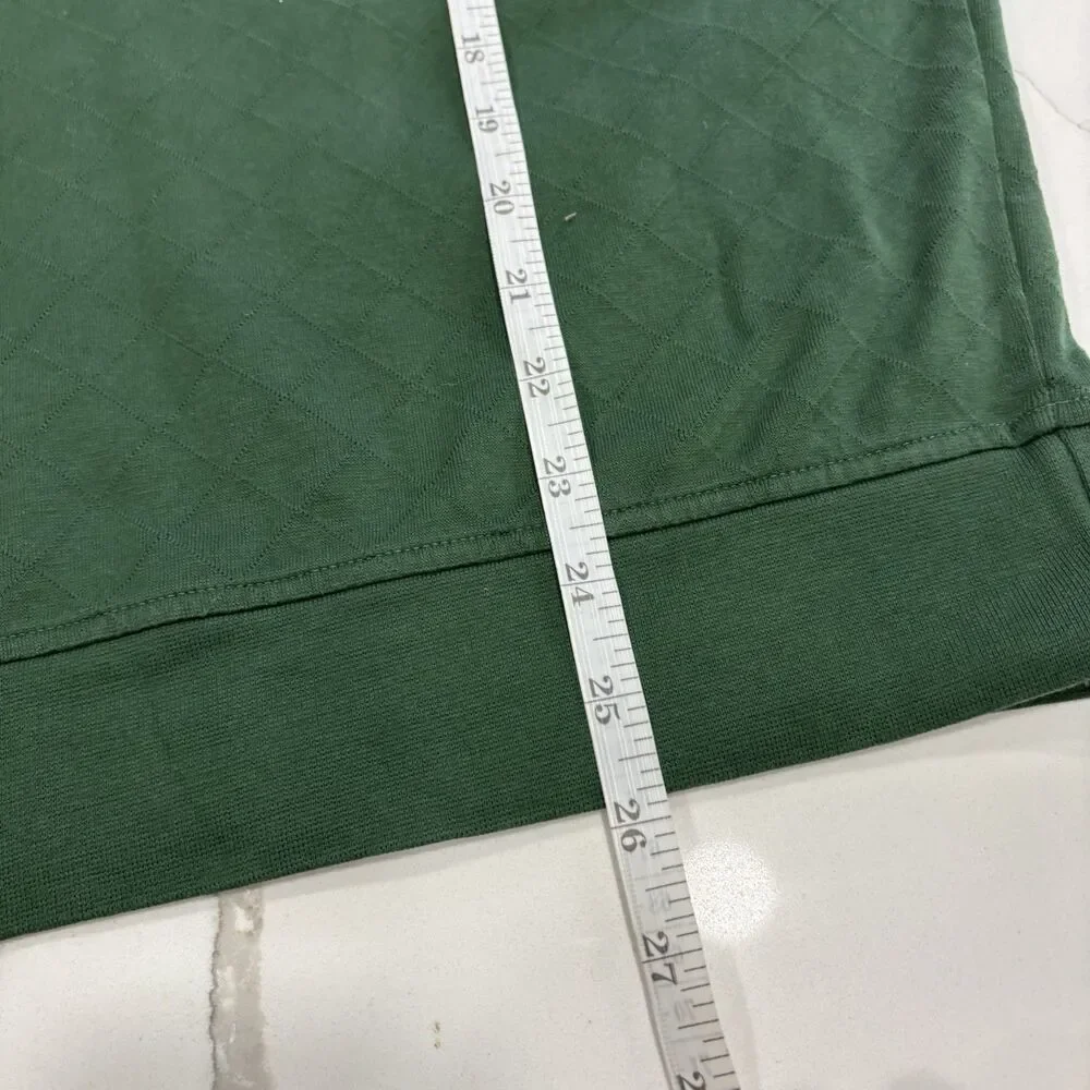 Bobby Jones Vest Mens Size Medium Green Golf Quarter Zip Performance Pima Cotton - Picture 5 of 6